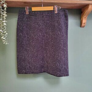 Trisisto Femme | Elastic Waist Black Sparkly Skirt
